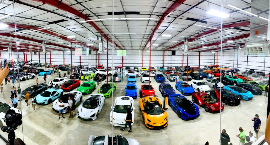 Car show at the Asylum